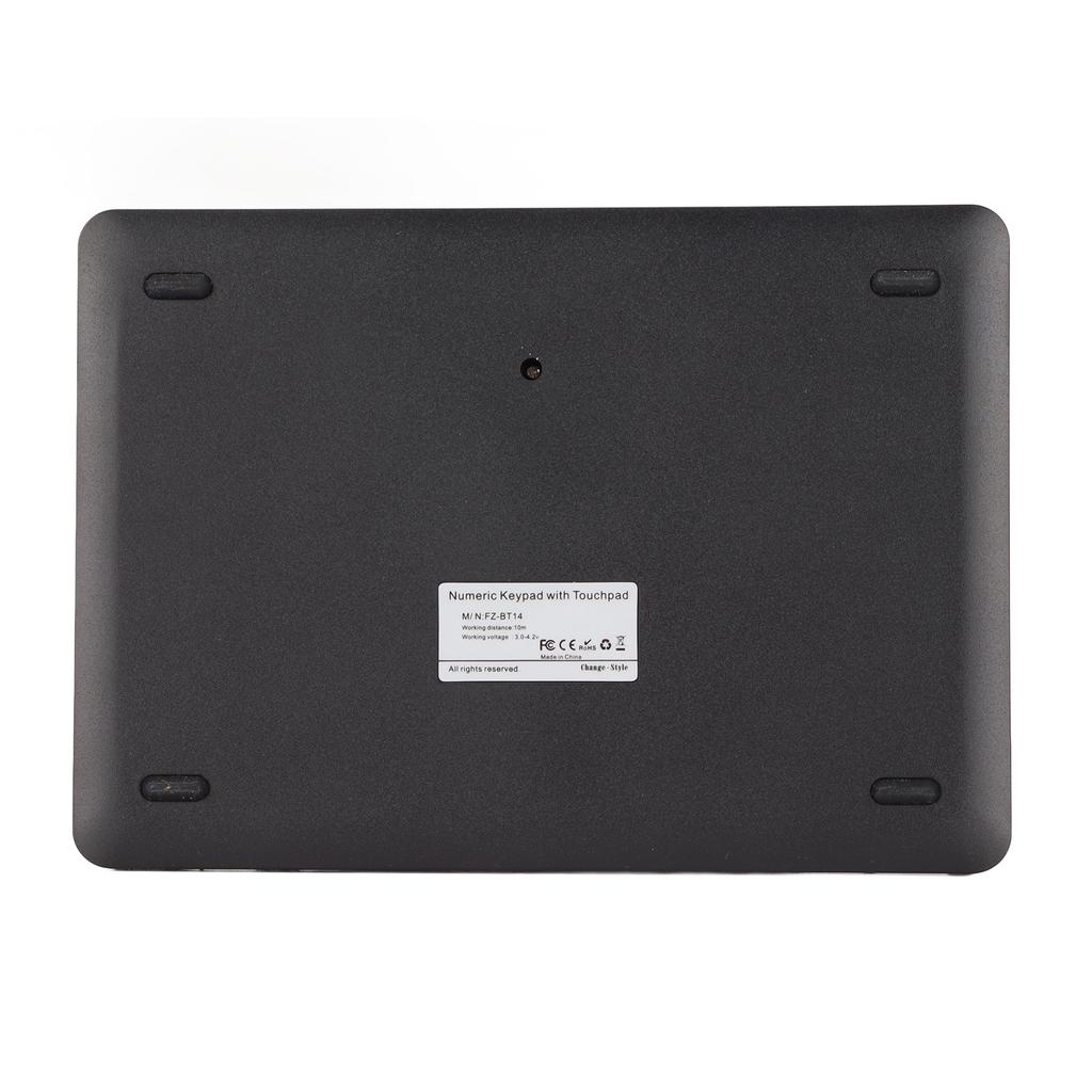 2 In 1 Wireless Number Pad Toucad 22 Keys Wireless  4.2 2.4G Type C Charging 500mAh Battery Numeric Keypad