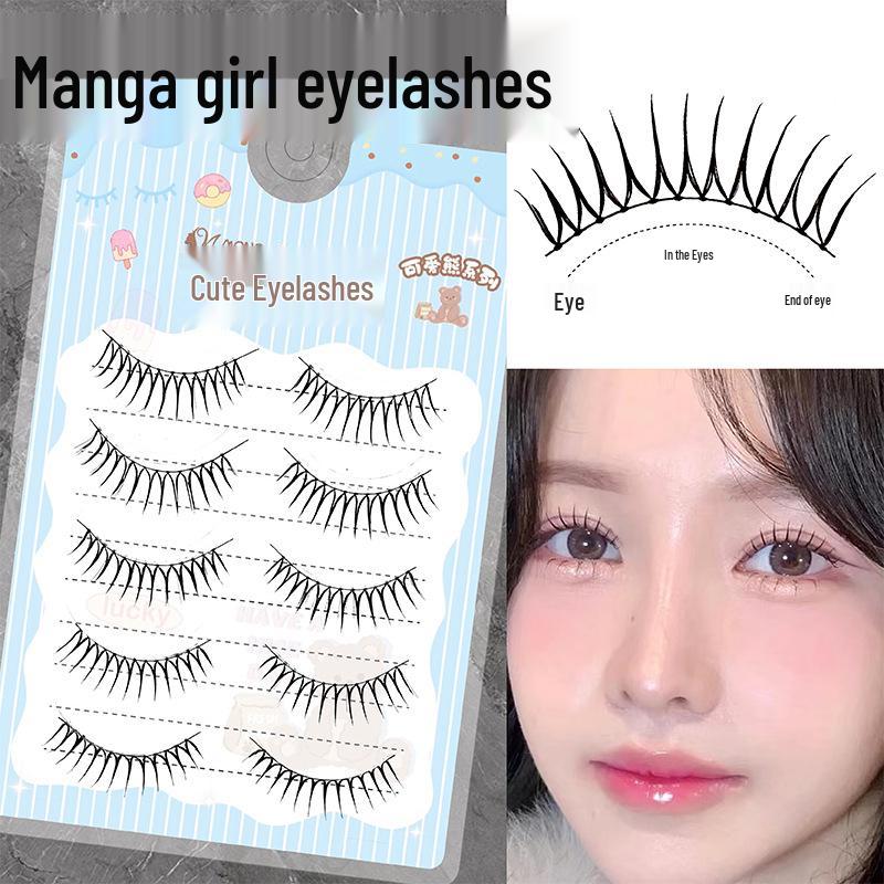 

Manga Girl Natural Face-Lifting Eyelashes - Photogenic False Lashes