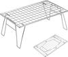 CAMPING MOON Field Rack, Slim, Stainless Steel, T-235A