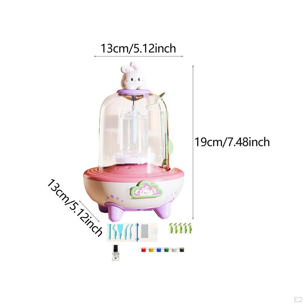 Clay Modeling Machine with Electric Wheel Children DIY Craft Kit USB Powered for Ages 6-12 Versatile