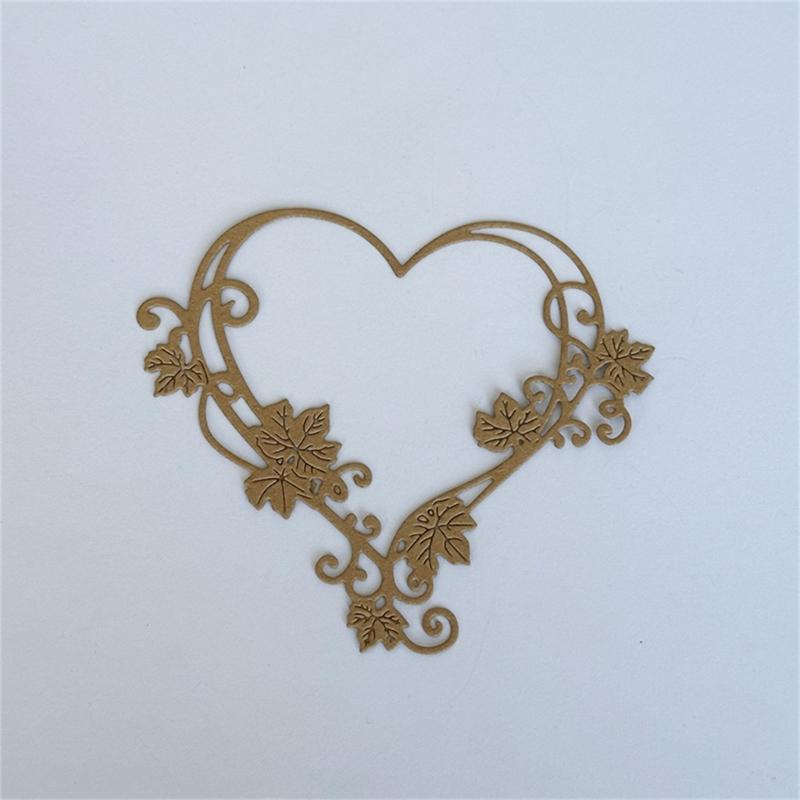 Flower Heart Carbon Steel Die Cut Embossing Cutting Dies Stencils For Card Making Scrapbooking Photo Album Memory Book