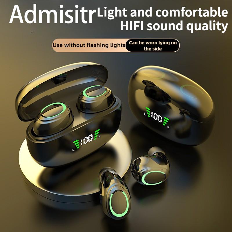 

[20 hours of continuous listening] Explosive Bluetooth headset wireless ultra-long life high sound quality noise reduction чорний