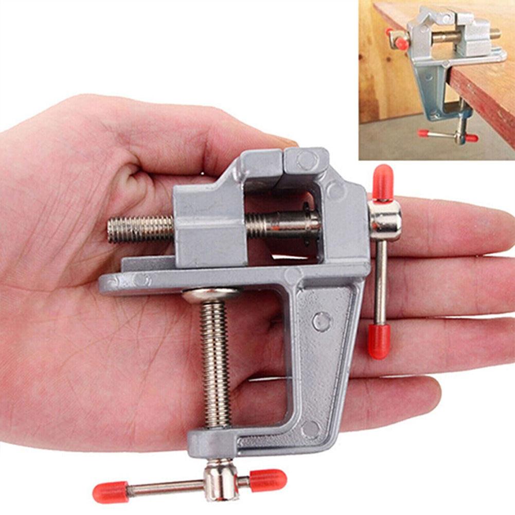 Mini stolní svěrák Multifunkční 3,55 mm hliníkový miniaturní svěrák nástroj klenotníci ploché upínací kleště hobby malé B2O1