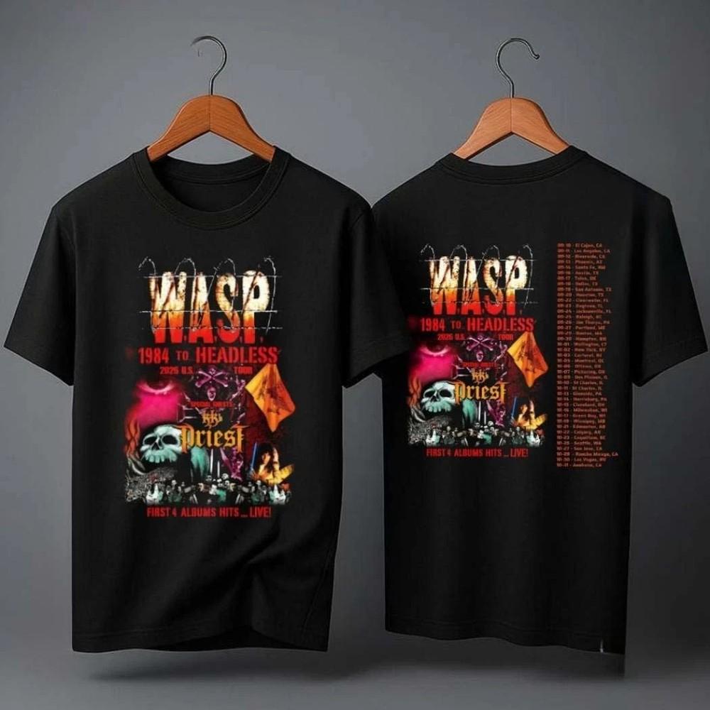 W.A.S.P. 1984 To Headless 2026 North America Tour Tshirt S