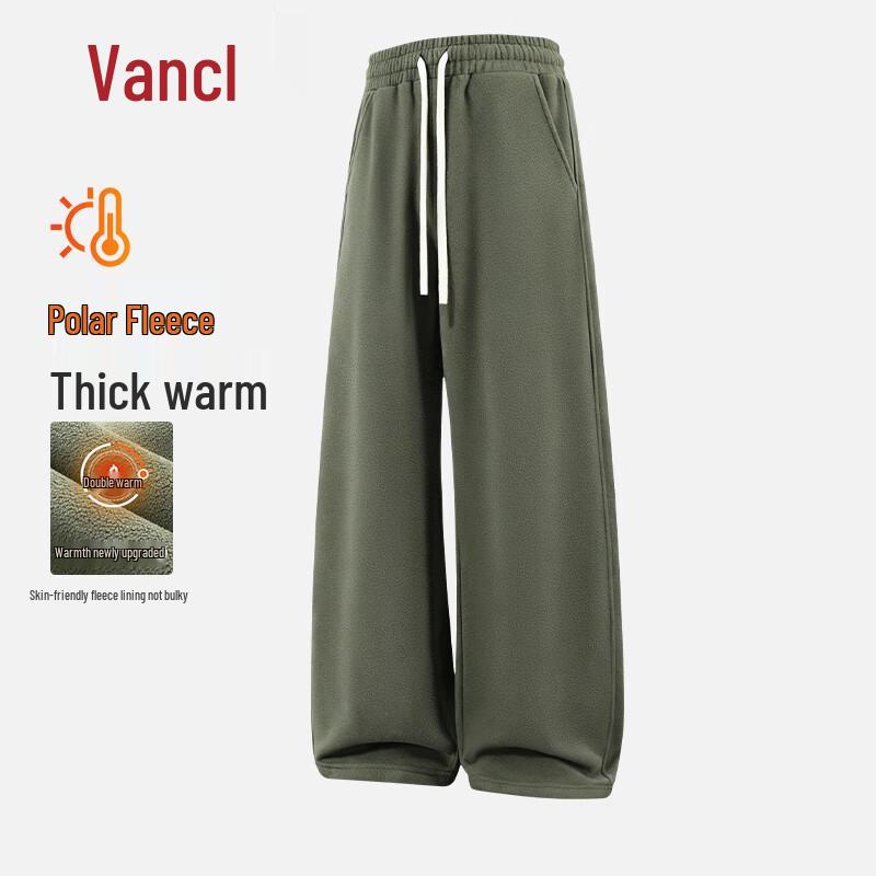 

VANCL Men s Fleece Straight-Leg Pants 2XL