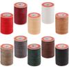0.8mm Diameter Leather Craft Needlework Sewing DIY Round Cord Linen Thread Cord, 5 Pieces