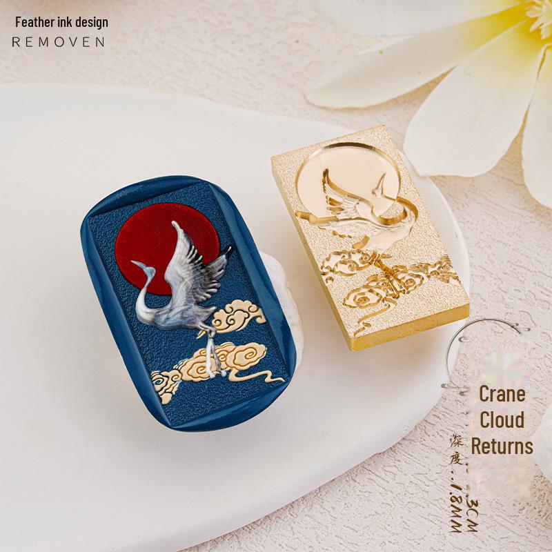 

Серия Guanhe, восковая печать, головка для украшения студенческой тетради