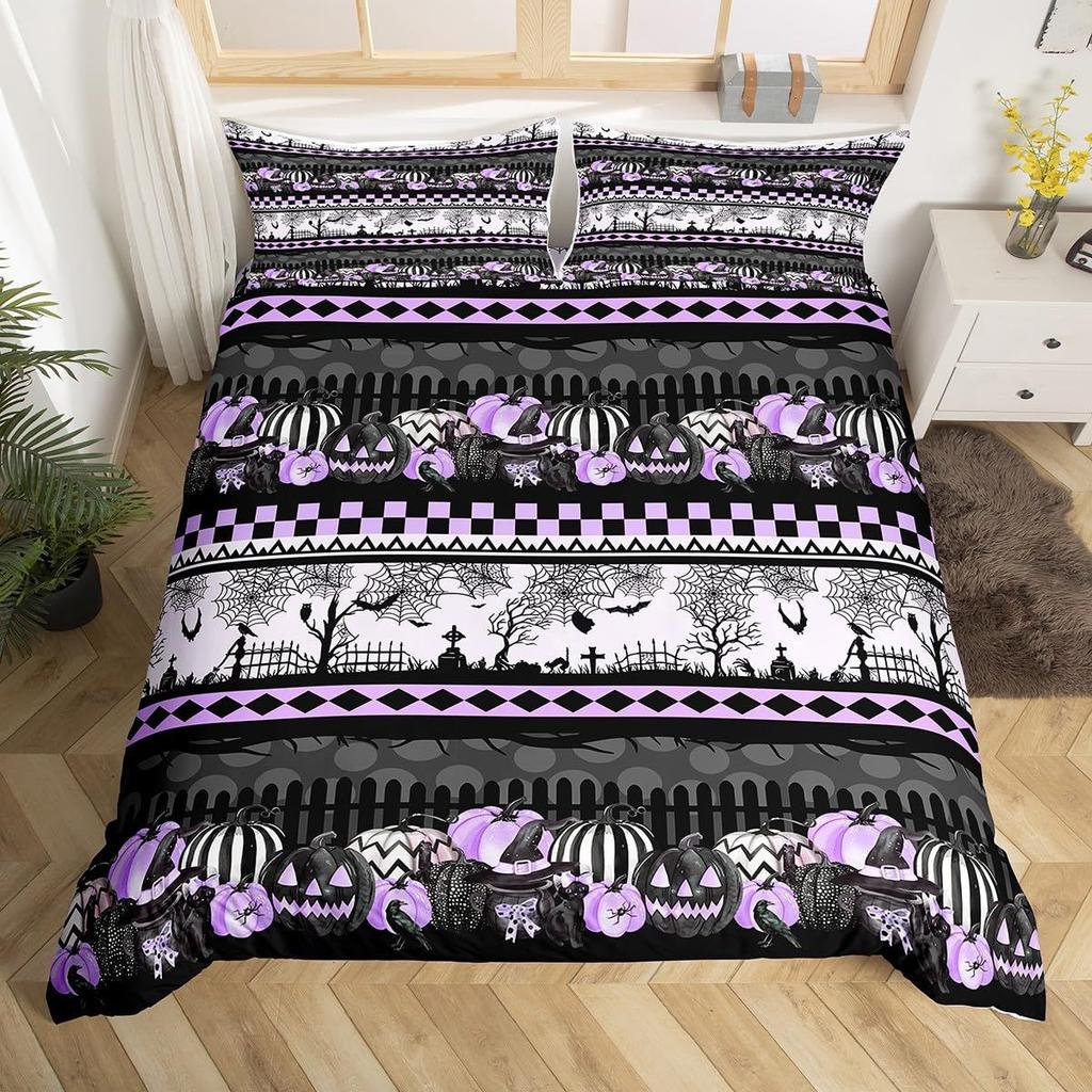 Halloween Duvet Cover Set Bedding Set 3-piece Bedding Set