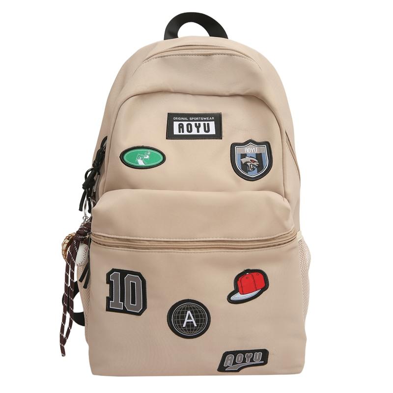 Print Student Schoolbag Unisex Lightweight Large Capacity Backpack