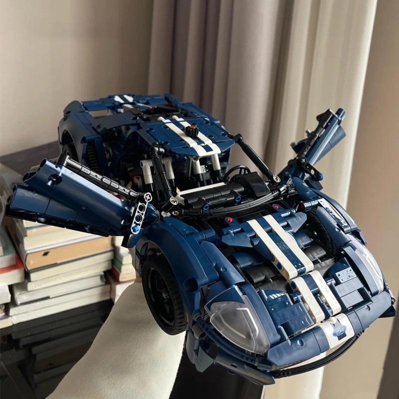 MINISO Inventory Technology Ford GT Sports Car Building Block Model Suitable for Children's Building Blocks Birthday Gift Set