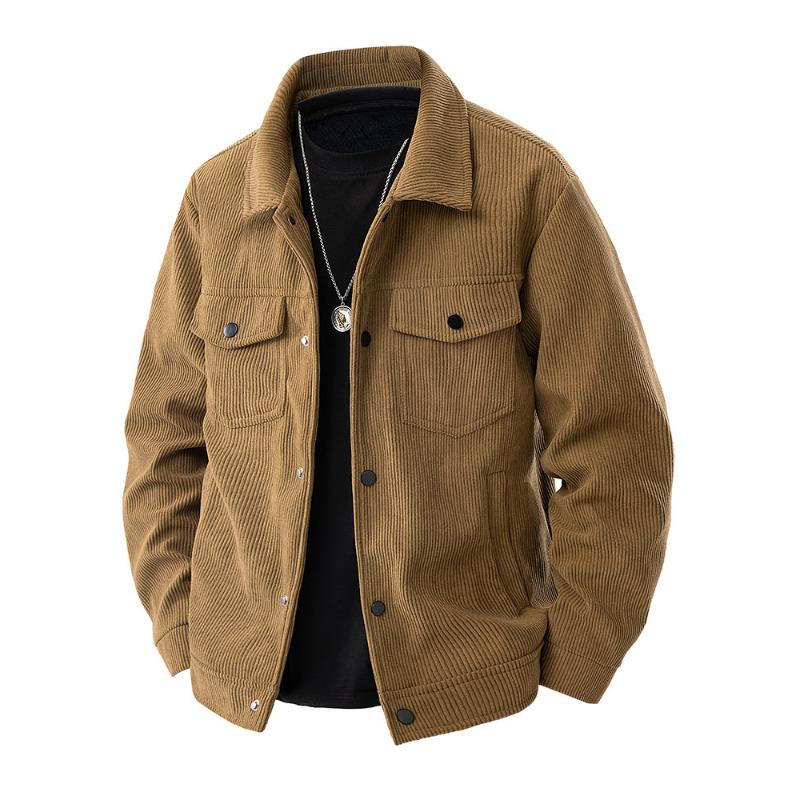 Spring and Autumn New Lapel Jacket Men's Youth Casual Trend Jacket