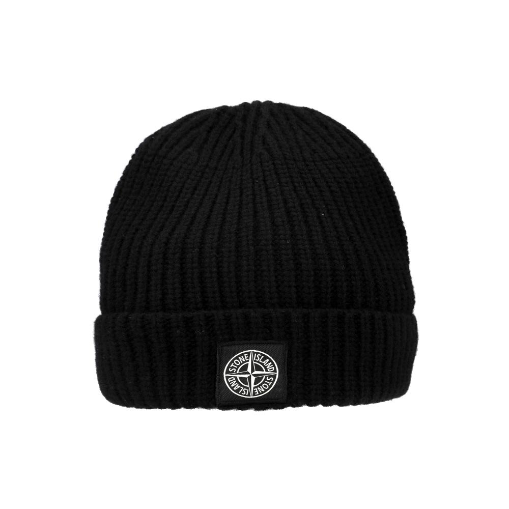 Stone Island Mini Wappen Logo Patch Beanie K2s15n100012