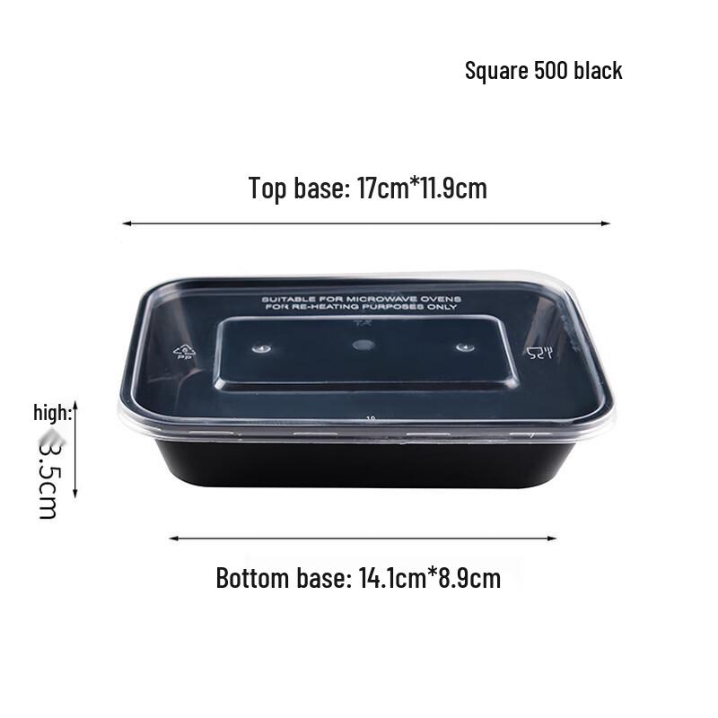 Handun Disposable Rectangular Wheat Straw Food Containers