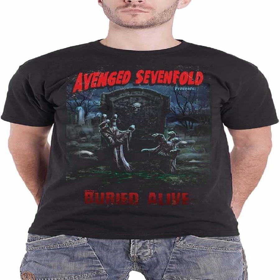 Футболка Avenged Sevenfold Buried Alive Tour 2012 Официальная мужская Черная S