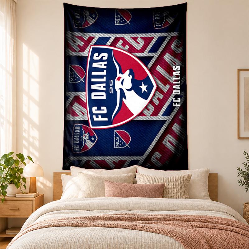 FC Dallas Tapestry Highquality for Decorating Living Room Bedroom Dorm Walls Ideal As Bedroom Wallart Orholiday Gift