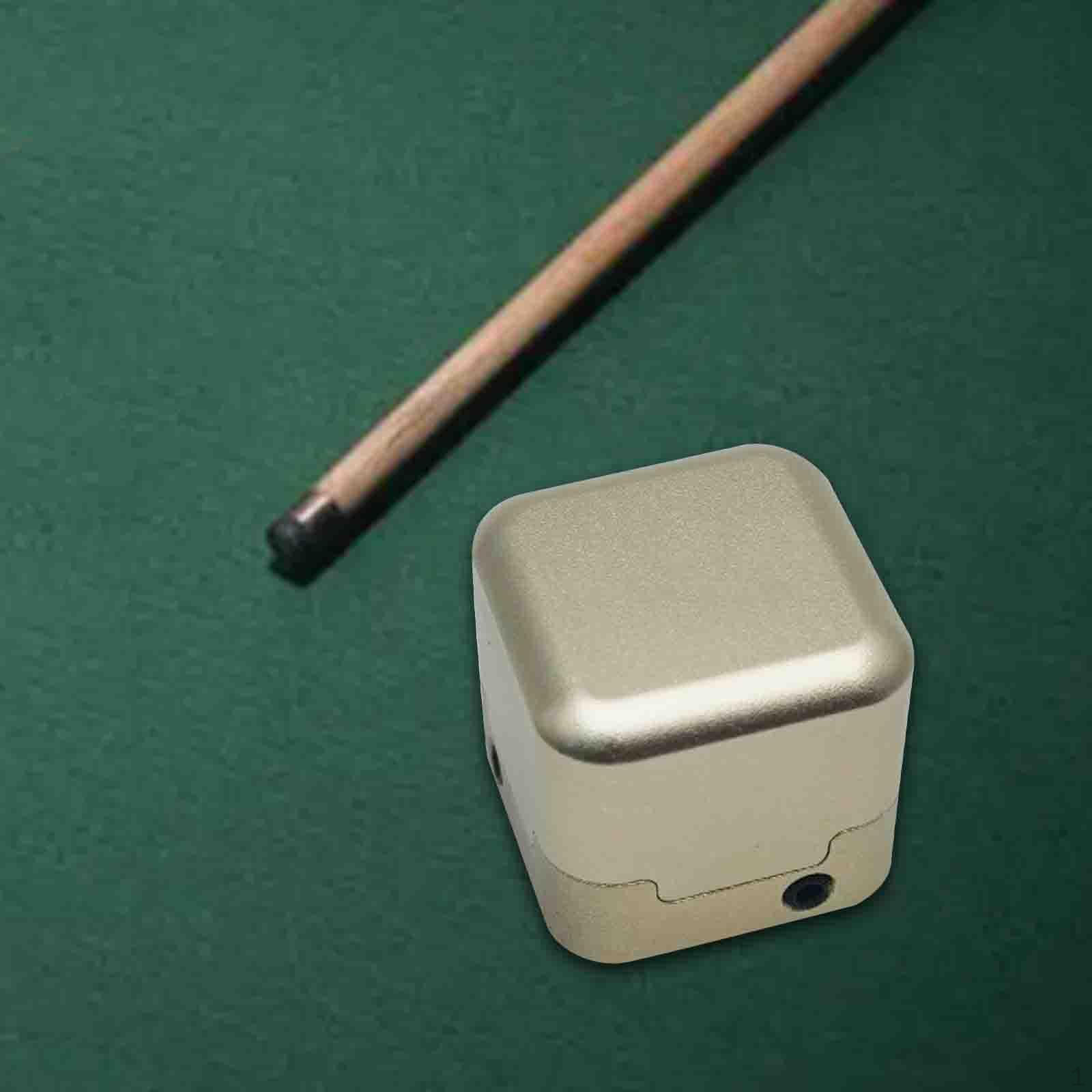 

Pool Chalk Holder Billiard Carry Case Container Storage Box золотий