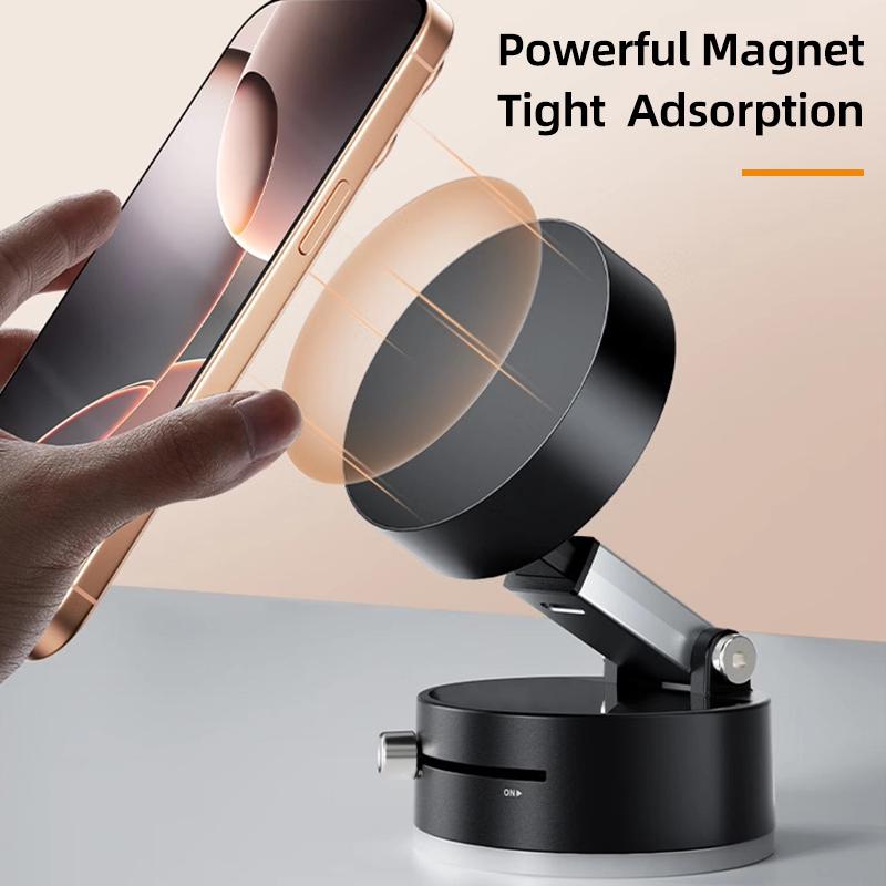 Universal Vacuum Magnetic Suction Cup Folding Swivel Stand Double-Sided Suction Cup Vacuum Swivel Stand Mobile Phone Holder