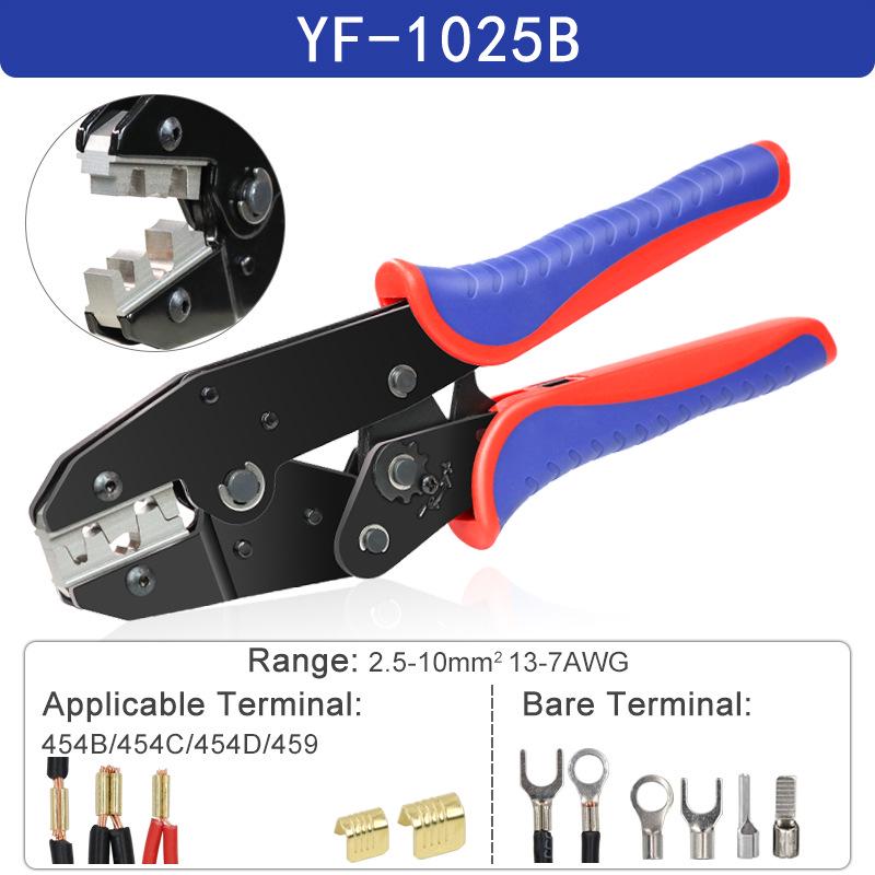 YEFYM U-Shaped Copper Terminal Ratchet Crimping Pliers