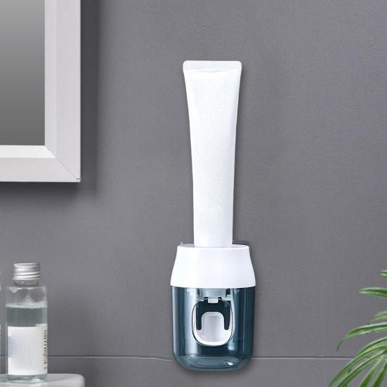 Toothpaste Squeezer Quantitative Squeeze Reduce Waste Strong Bearing Kids Adult Wall Mount Automatic Toothpaste Dispenser Bathroom Accessories