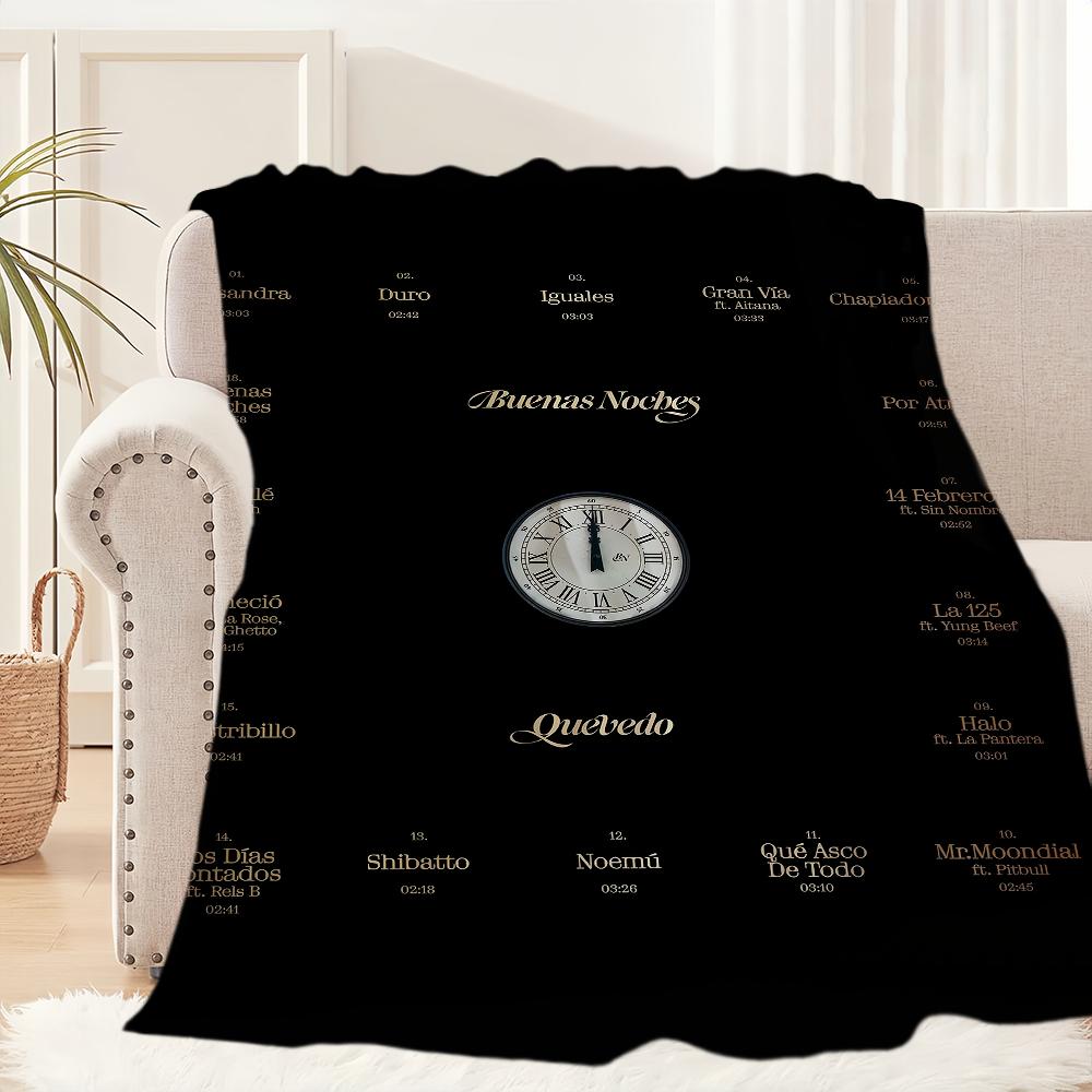 Hip Hop Singer Q-Quevedo Blanket Blanket for Couch Sofa Travel Home Hiking Picni Bed Beding Flannel Blanket birthday gift