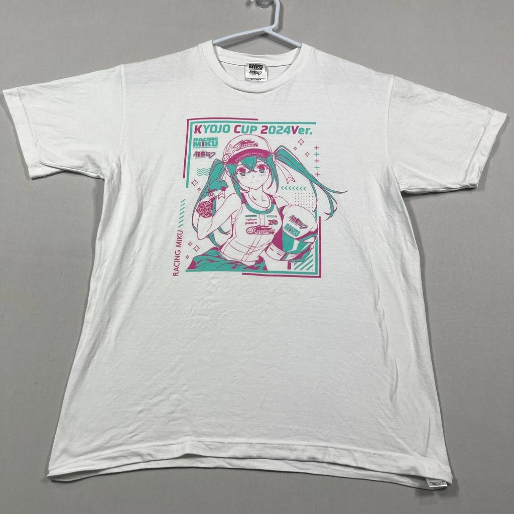 Hatsune Miku Racing Project Miku KYOJO CUP 2024Ver. Tee T Shirt Mens XL Slim