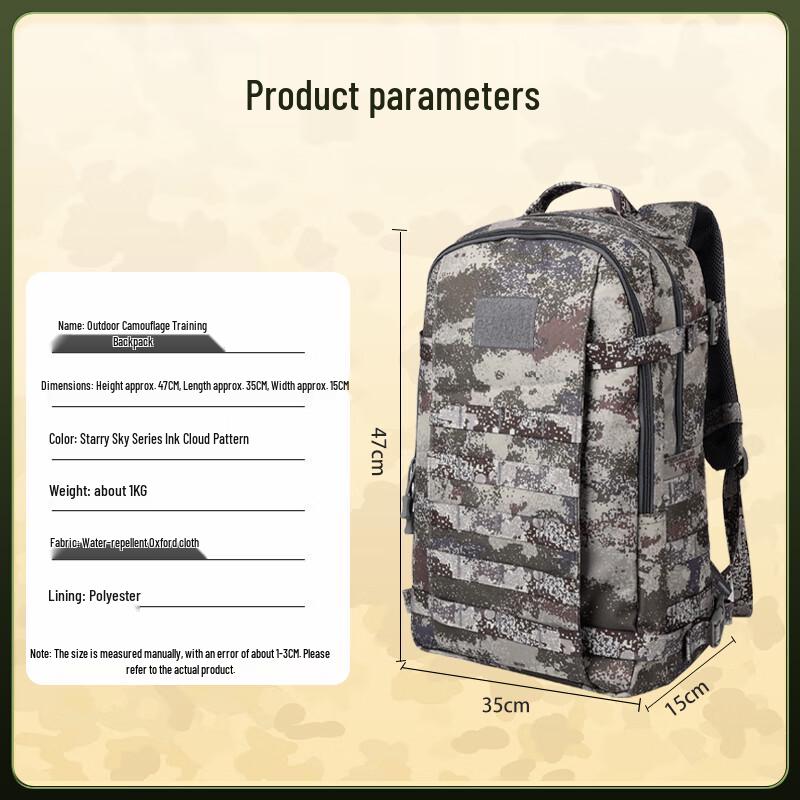 Zushu Large Capacity Camouflage Tactical Backpack