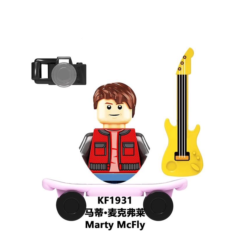 Back To The Future Bricks Gift Hazbin Hotel For Halloween Christmas Minifigures Building Blocks Mini Action Figures For Children