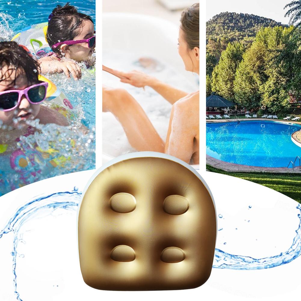 PVC Multifunktionaler Spa-Sitz Whirlpool Massagekissen Aufblasbares Füllwasser-Pad für Erwachsene Kinder Sitzpolster Kissen