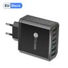 PD55W Multi-Port Fast Charger with QC3.0 for EU, US, UK Standards