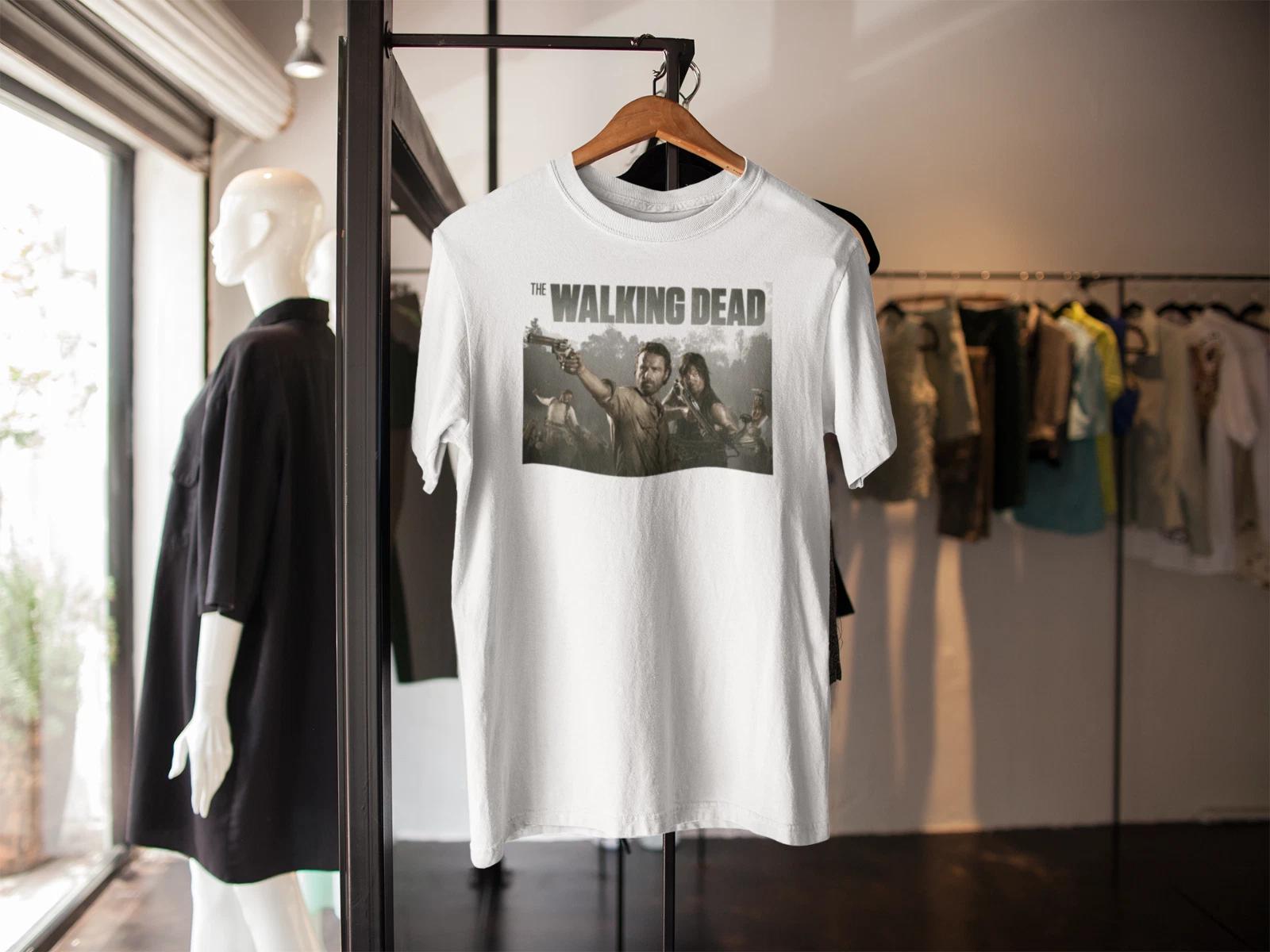 THE WALKING DEAD T-shirt DARYL RICK WALKERS ZOMBIES XL