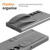 Für Samsung Galaxy Z Fold6 5G Hülle Ständer Armband PC Handyhülle mit Hartglasfolie