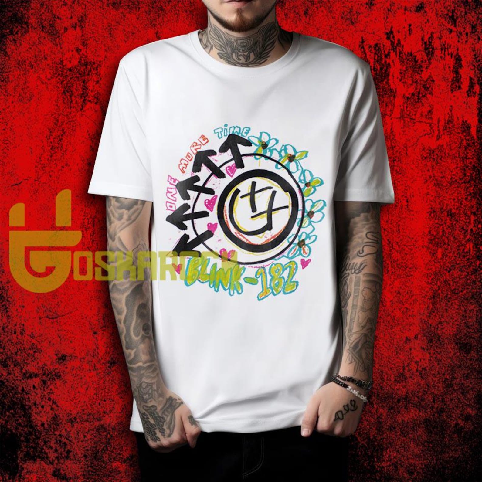 Blink-182 T shirt - One More Time, 90s Retro Punk Rock Band Shirt, Music Unisex T shirt 3XL
