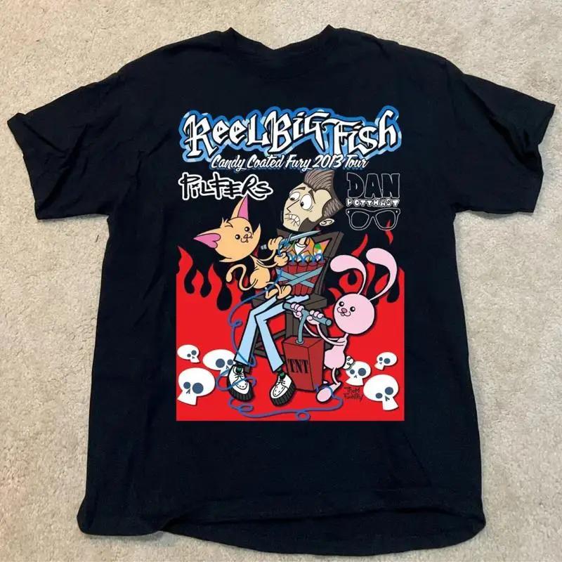 

Reellll Big Fishhhhh Candy Coated Fury Album T Shirt All Size New S разноцветный