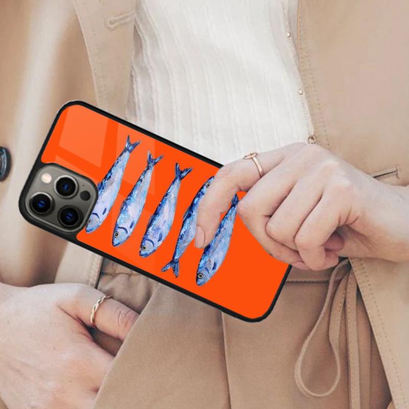 Sardines Salted Fish Canned Magnetic Phone Case For APPLE iPhone 17 Air 16 14 13 12 Pro Max 15 Plus Wireless MagSafe Cover