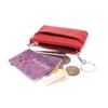 Leather Coin Purse Mini Key Ring Storage Baotou Layer Cowhide Large-Capacity Coin Purse Zipper Small Wallet