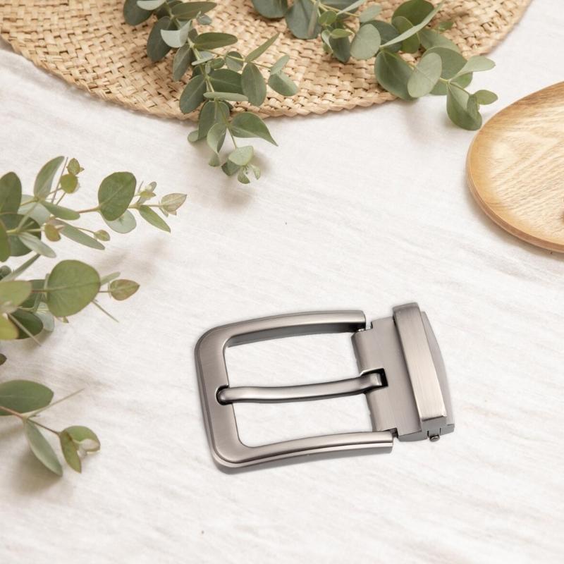 Replacement Belt Buckle Single Prong Metal Leather Craft Belt Buckle Photo Props Punk Belt Buckles for Men Women