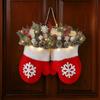 Twinkling Christmas Mitten Wreath Artificial Berries Artificial Berries Pine Needles Christmas Glove Wreath Large Size