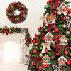 12PCS Christmas Tree Decoration Gingerbread House Pendant Wooden Multi-element Suspension Rope Holiday Wooden House Gift