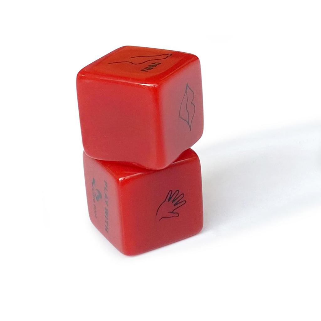 Red Sensation Dice: Adult Erotic Teasing Toys