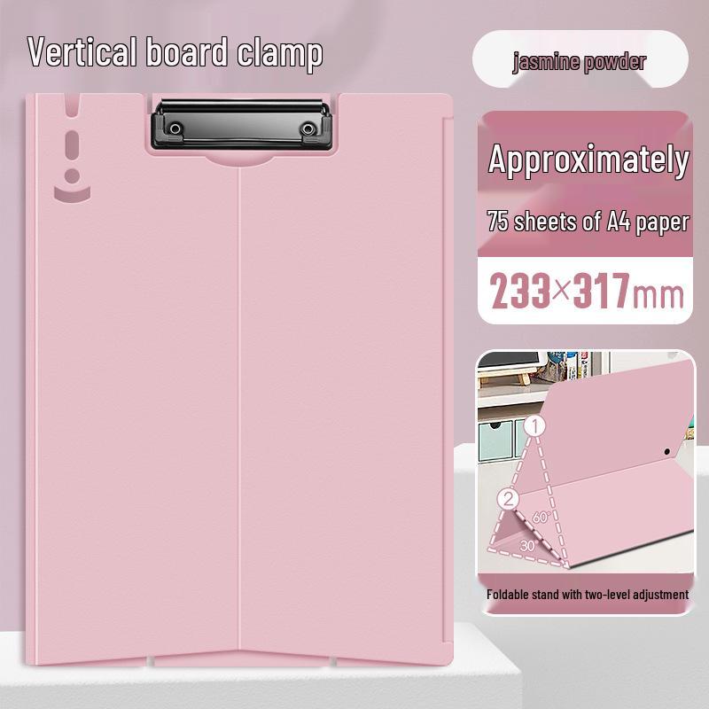 GoodKeli A4 Stand-Up Clip: Thickened Art & Writing Mat for Office