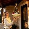 Warmer LED-Christbaum-Hängeleuchter Christbaum-Hängedekoration Feiertagsdekoration