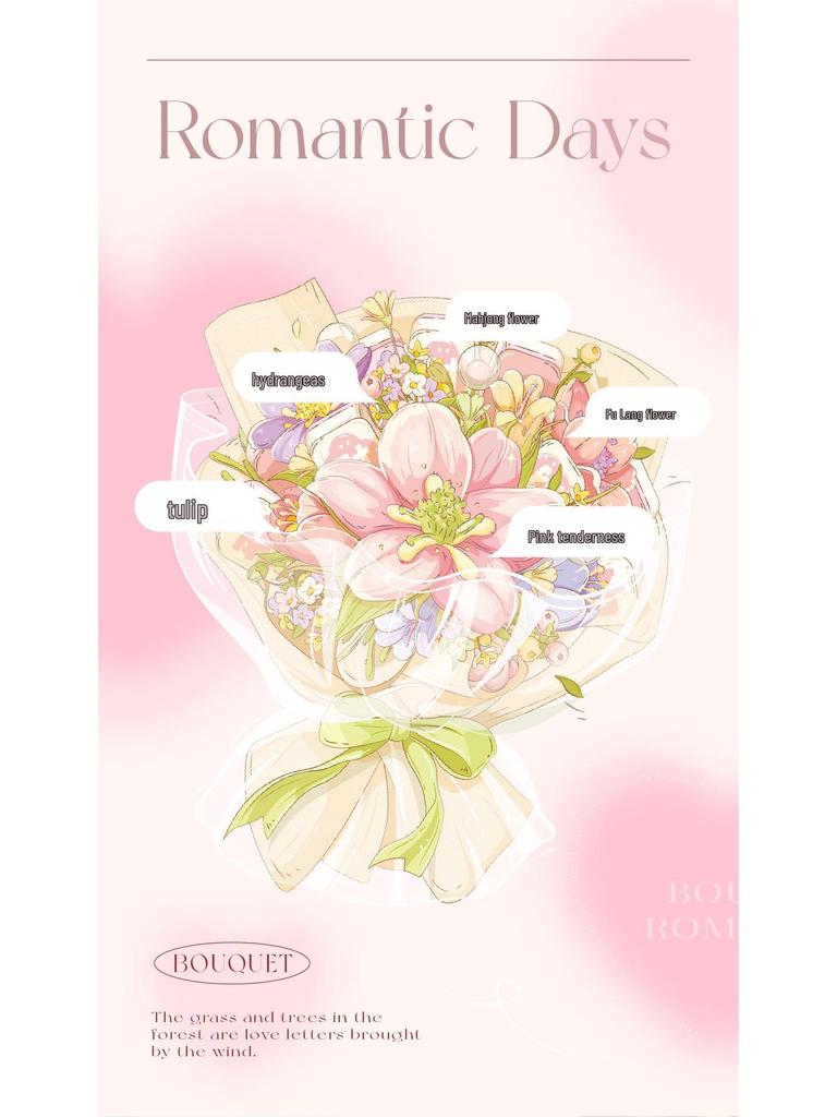 Ramo Atado a Mano Weilo Niebla de Polvo Floral Adorno de Bloque de Construcción LEGO Regalo