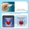 Red Night Light Crystal LED Lights Room Who Teddy Light Enjoy Lovely Room LED Lights Adjustable People Decorations