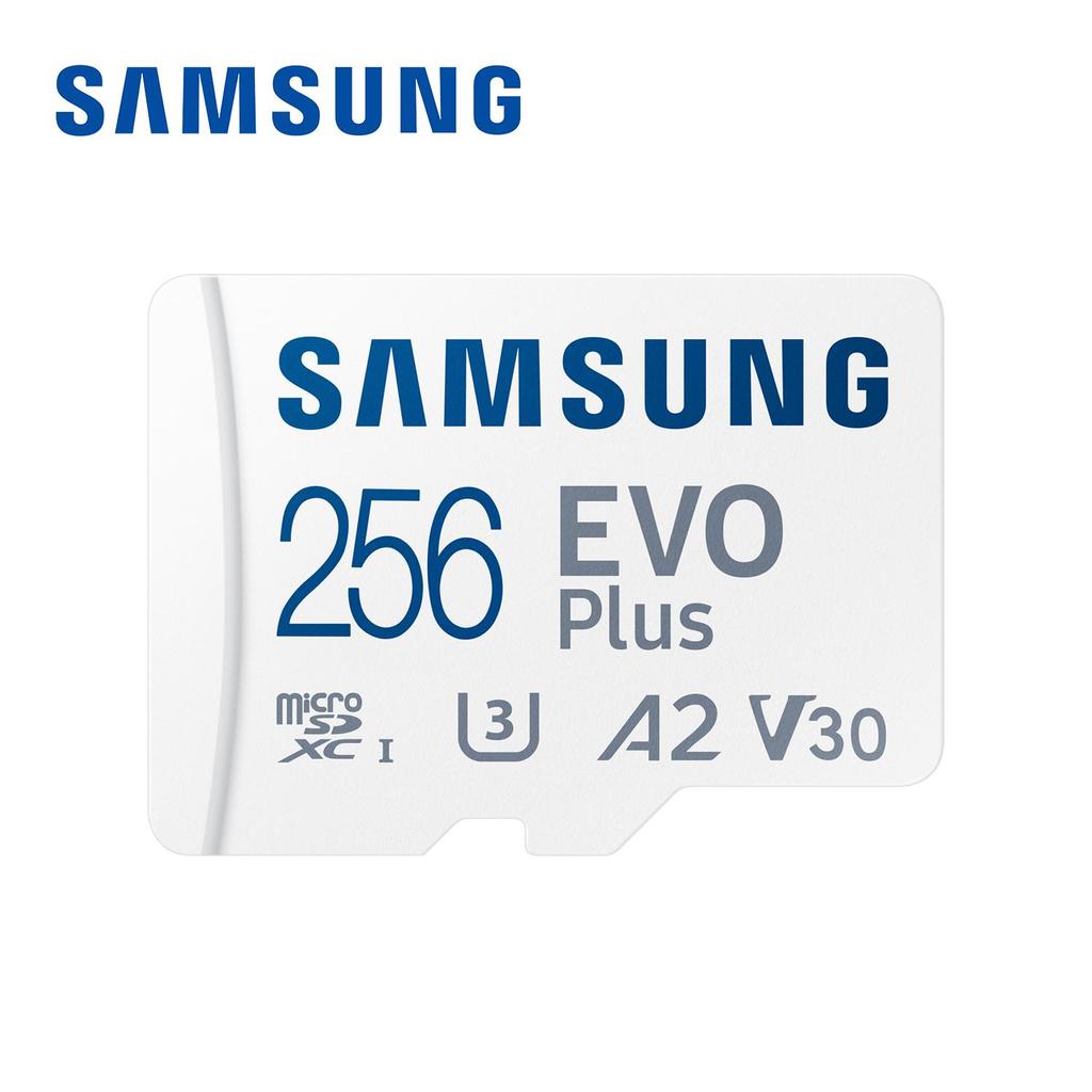 Samsung EVO Plus microSD 128GB Memory Card+Adapter 64G 256G microSDXC,Speeds Up To 160 MB/s,UHS-I,C10,U3,V10,A3,Upgrade Storage for Phones,DJI,Cameras