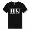 Funny Problem Solved T-shirt For Fishinger Fisherman Comedy Father Dad Cotton T Shirt Summer Short Sleeve Tops Tee