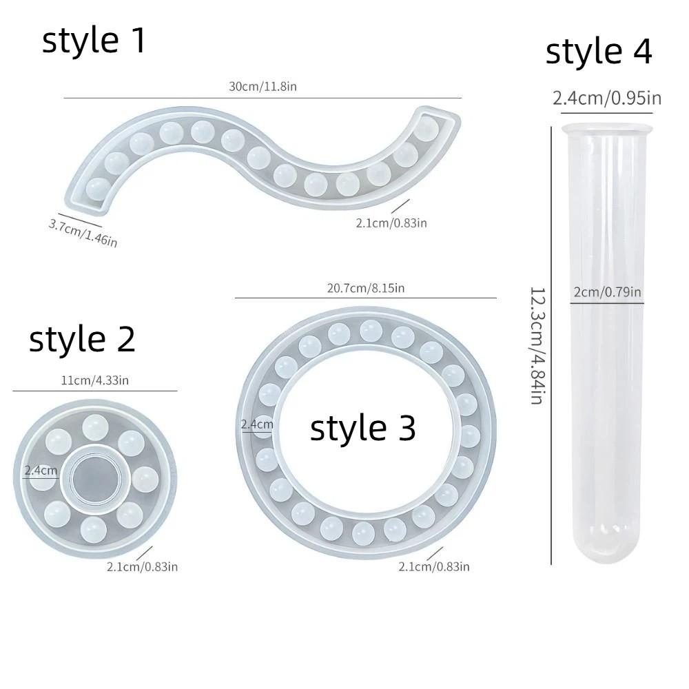 S-shaped Hydroponic Flower Stand Mold Non-stick Multi-functional Silicone Mold Handmade Flexible