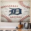 "Baseball Design with Letter D Icon" Pattern Wall Hanging Tapestry Decorative Tapestry Home Decor for Bedroom and Living Room