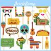 Mexican Themed Party Photo Props Pack Of 20 For Festive Event Decoration And Photos