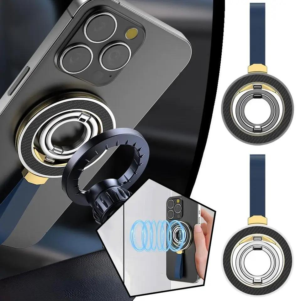 Magnetic Phone Ring Holder Portable Foldable Bracket for Magsafe IPhone13 14 15 Pro Max Xiaomi Samsung Huawei Phone Accessories