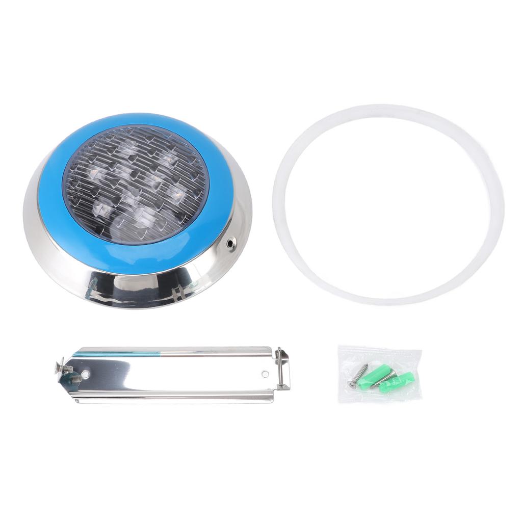 Wall Mounted Pool Light Waterproof 6000K White Light Embedded LED Underwater Swimming Pool Lamp for
